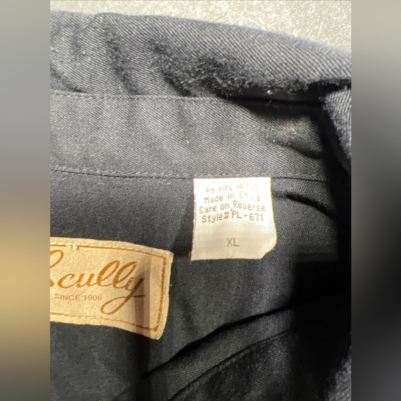 Scully Women’s Embroidered Western Shirt XL Black Roses Snap Front Rodeo - Picture 6 of 11